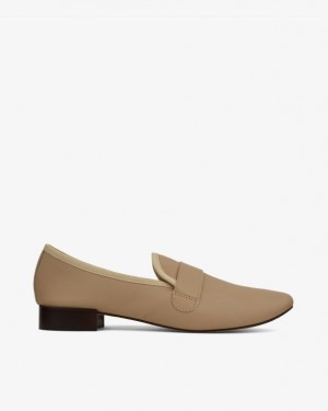Beige Repetto Michael Women's Loafers | PH-4695-WCISY