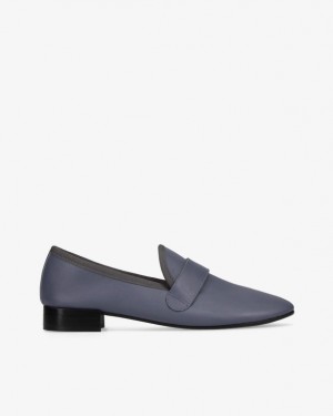 Dark Grey Repetto Michael sole rubber Women's Loafers | PH-7924-ICRSD