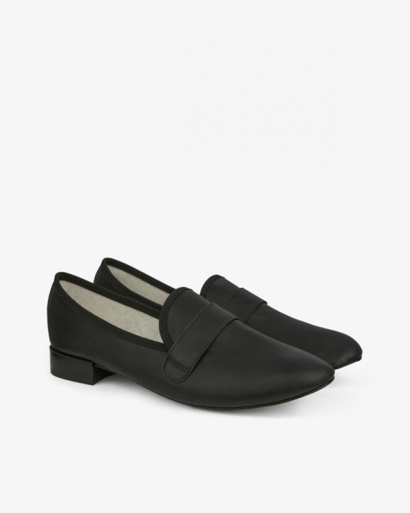 Black Repetto Michael Women's Loafers | PH-9342-HNOZL